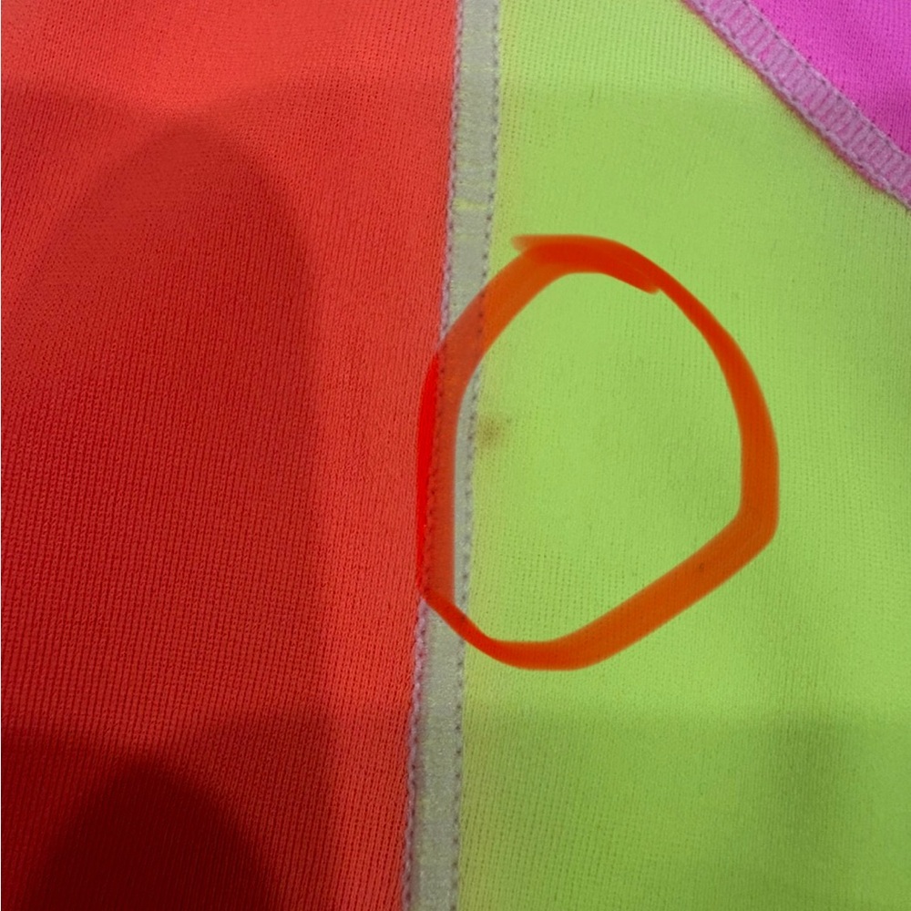 Victoria Secret Neon Colorblock Triangle String Bikini - Picture 5 of 6